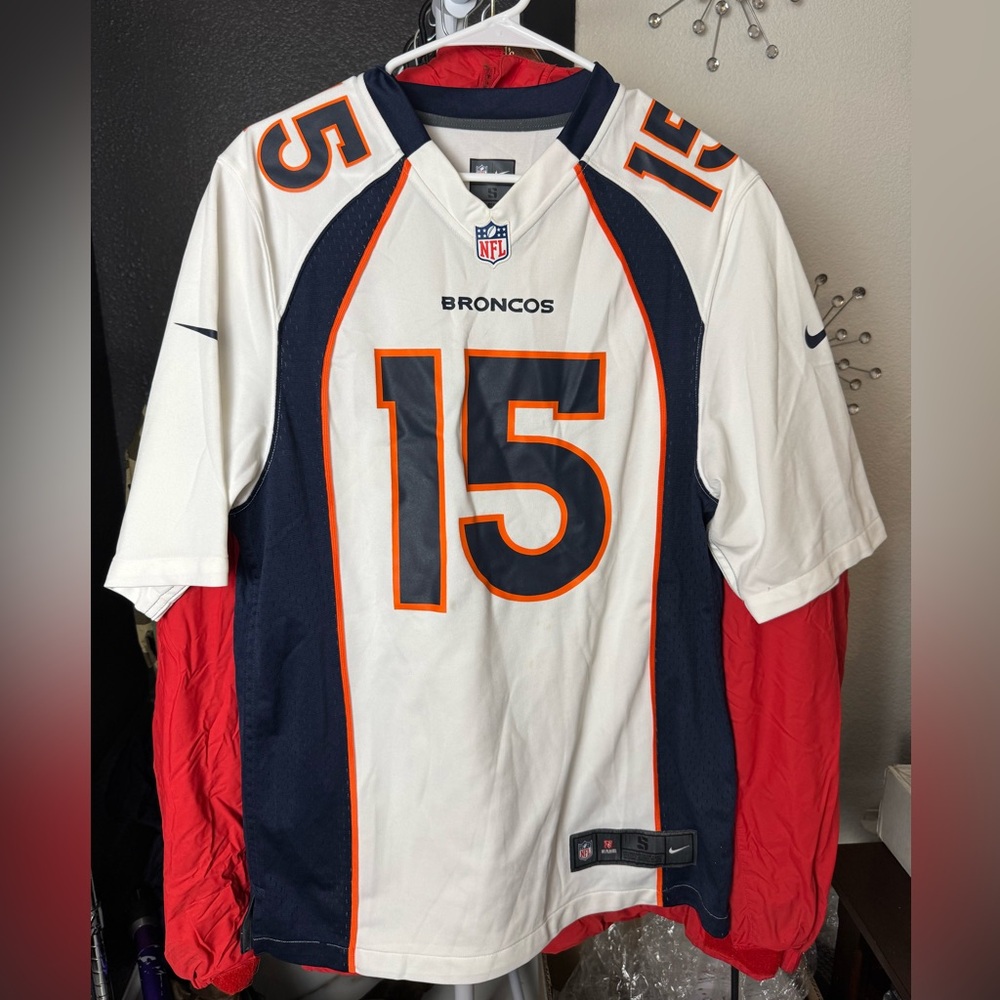 Authentic Denver Broncos #15 Tim Tebow CLEAN Vintage NFL Football Jersey Elway